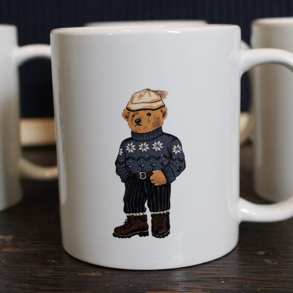 Polo Ralph Lauren Other - Ralph Lauren Polo Bear Coffee mugs/Vintage/4 count